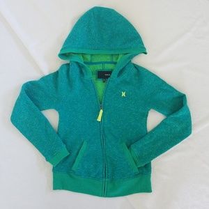 Hurley Zip Front Hoodie | Size S